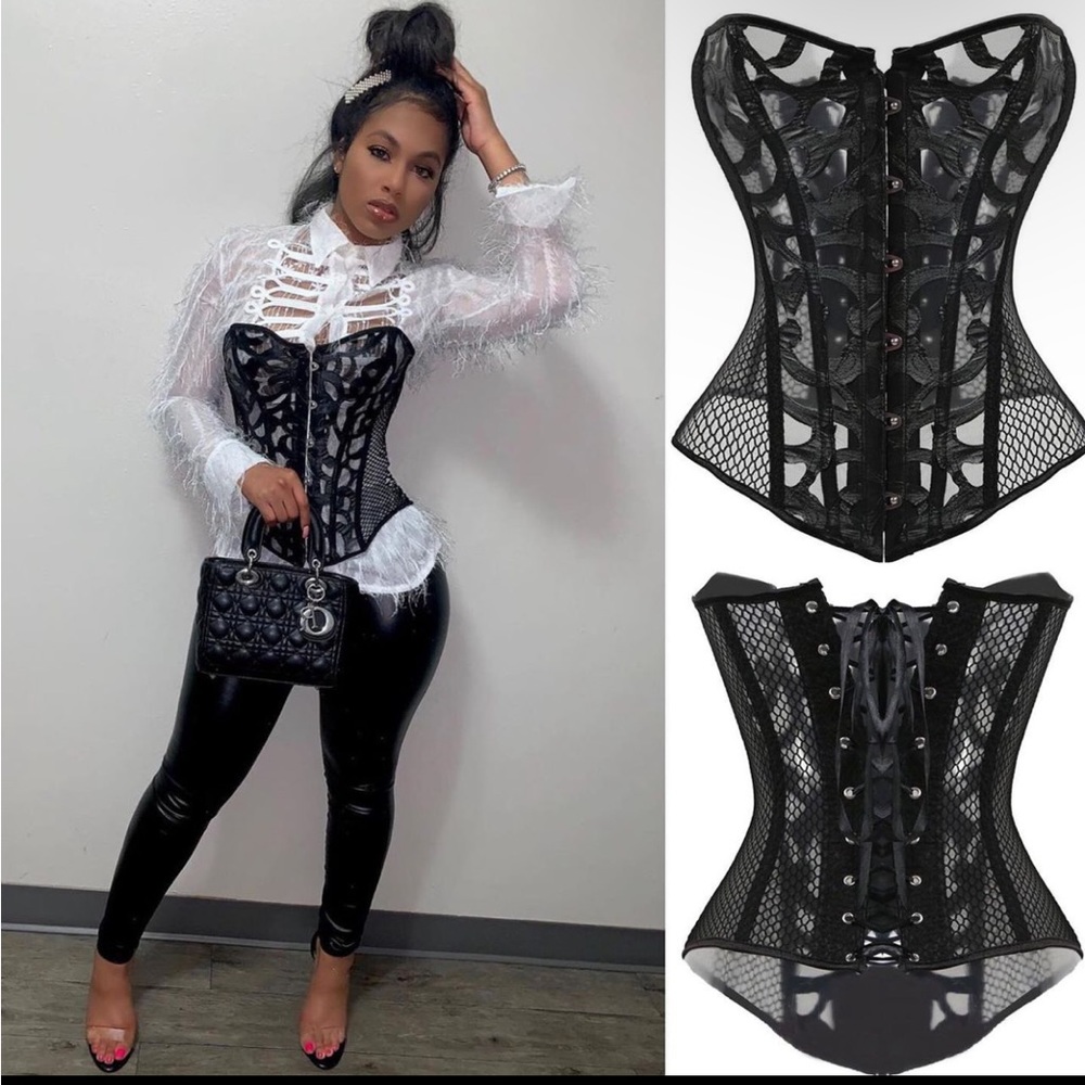 Snatched Mesh Corset